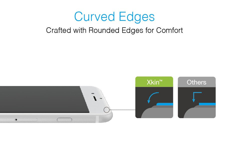 Just Mobile - Xkin Tempered Glass Screen Protector for iPhone 7/7s