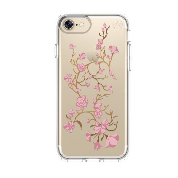 Speck - Presidio Clear Golden Blossoms for iPhone 8 / 7